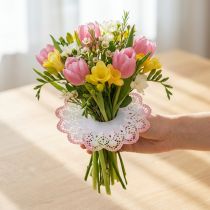 daiktų Biedermeier rankogaliai batika Ø24cm 25 vnt