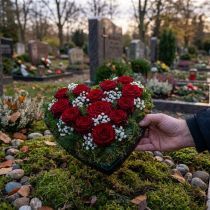 daiktų Įkišama medžiaga širdelė su pagrindu 13cm 6 vnt