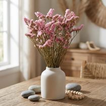 daiktų Paplūdimio Alyvinė Rožinė Limonium Džiovintos Gėlės 60cm 50g