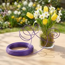 daiktų Aliuminio viela 2mm Violetinė 3m