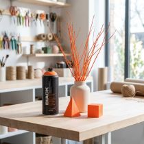 daiktų Fluorescenciniai oranžiniai neoniniai grafiti purškiami dažai, 400 ml