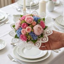 daiktų Biedermeier rankogaliai 16cm 25 vnt