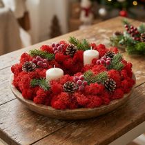 daiktų Deco samanos raudonos elnio samanos rankdarbiams 400g