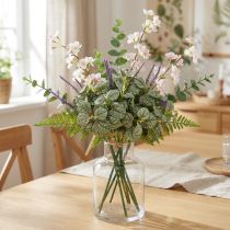 daiktų Dirbtinio šilko gėlės, šalavijas kekėje, šalavijo šilko žiedas violetinis L28cm 4vnt