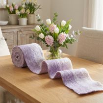 daiktų Veltinio juostelė Franzi vilna veltinio vilnos juostelė violetinė 2 spalvų 15cm 4m