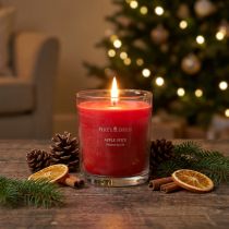 daiktų Kvapi žvakė stiklinėje kvapnioje žvakėje Christmas Apple Spice H8cm