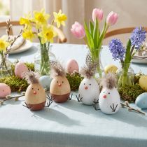 daiktų Easter Chick Chick Easter Egg Plunksnos Baltos Natūralios H9cm 4 vnt