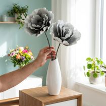daiktų Gėlės Foam Didelės Dirbtinės Gėlės Foam Grey 85cm 2vnt
