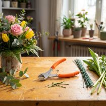 daiktų Vielos pjaustyklės floristiniams darbams ir rankdarbiams