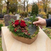 daiktų Širdelės formos gėlių putos OASIS® Renewal® gėlių putos Biolit® 26 cm 2 vnt.