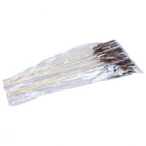 daiktų Pavasarinė puošmena gėlių kamšteliai medžio paukščių puošmena 8×6cm 12 vnt