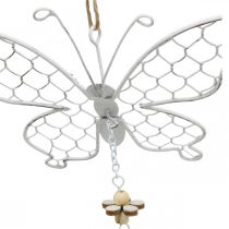 Pavasarinė puošmena, metaliniai drugeliai, Velykų, dekoracinis pakabukas drugelis 2vnt