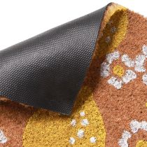 daiktų Citrinų ir gėlių durų kilimėlis kokosinis kilimėlis 40×60cm