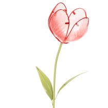 daiktų Stiklinis tulpių sodo kuolas - graži sodo ir balkono puošmena, 94 cm