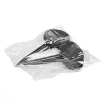 daiktų Augalų etiketės, mediniai sodo kuolai, juodi, 19 cm, 12 vnt. - sodo kuolai, žolelių kuolai