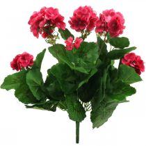 daiktų Dirbtinė pelargonija rožinė dirbtinė balkono gėlė 7 žiedai H38cm