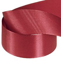 daiktų Dovanų juostelė dekoratyvinė taftos juostelė Bordo 40mm 50m