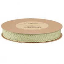 daiktų Dovanų juostelė Popierius Žalia pinta juostelė 20mm 10m