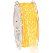 daiktų Dovanų juostelė su taškeliais – puiki dovanų pakuočių ir dovanų dėžučių puošmena, 1,5 cm pločio, 20 m ilgio.