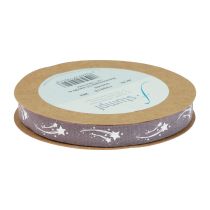 daiktų Dovanų juostelė žvaigždės Kalėdinė juostelė violetinė juostelė 15mm 20m