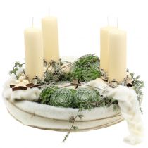 daiktų Žvakės laikiklis karūnėlė sidabrinė Ø4,8cm 4 vnt