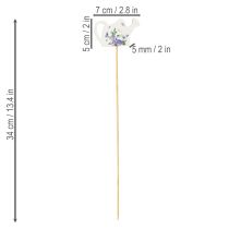 daiktų Laistytuvų dekoratyviniai kuolai puokštėms ir balkonų gėlių dekoravimui, 34 cm, 8 vnt.