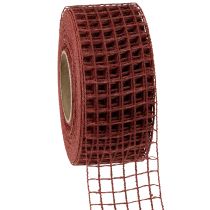 daiktų Tinklelio juosta 4,5cm x 10m Bordo