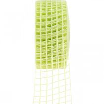 Grotelių juosta Deco tape craft juosta geltona kalkių 4,5cm x 10m