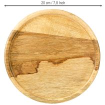 daiktų Stiklinis kupolas su mediniu lėkštės papuošimu sūrio kupolu Ø22cm H16,5cm