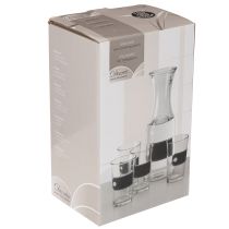 daiktų Stiklinis termosas, aukštis 27 cm, su 4 stiklinėmis, aukštis 11 cm