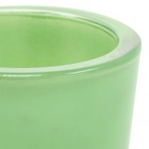 daiktų Stiklinis puodas Ø7,8cm H8cm mėtų žalios spalvos