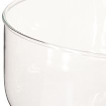 daiktų Stiklinis dubuo plaukiojančioms žvakėms Dubuo su pagrindu Ø19cm H14cm