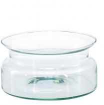 daiktų Stiklinis dubuo dekoratyvinis dubuo stiklinis plaukiojantis dubuo Ø16cm H8cm