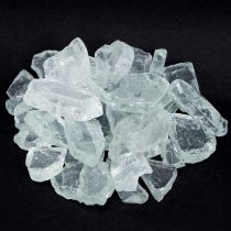 daiktų Stiklo akmenys 25mm - 35mm natūralios spalvos 2kg