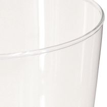 daiktų Stiklinė vaza kūginė gėlių vaza skaidri Ø10cm H20cm