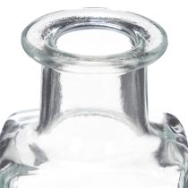 daiktų Mini stiklinė vaza minimalistiniam interjerui ir moderniam gyvenimui, 11 cm, 6 vnt.