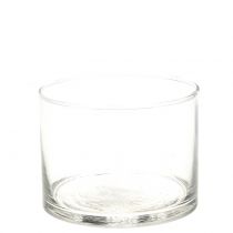 daiktų Stiklinės vazos stiklinis cilindras Ø9cm H7cm
