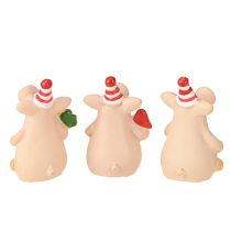 daiktų Dekoratyvinė kiaulė „Lucky Pig“ su pakabukais, 5 cm, 6 vnt.