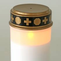 LED kapo apšvietimas baltas, šiltai baltas laikmatis veikia su baterija Ø6,8 H12,2cm