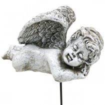 Kapo dekoravimo deko kištukas angel kapo angelas ant pagaliuko 6cm 4vnt