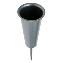 daiktų Sidabrinė kapo vaza 33cm