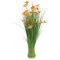 Žolių kekė su gėlėmis ir drugeliais Oranžinė 70cm