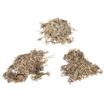 daiktų Dekoratyvinės samanos, pilkos samanos rankdarbiams, 500g