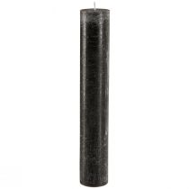 daiktų Didelės žvakės Juodos lazdelės žvakės 50mm x 300mm 4 vnt