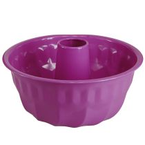 daiktų Bundt torto forma metalinė dekoratyvinė torto forma violetinė Ø23cm H12cm