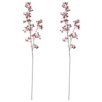 daiktų Dirbtinės giraitės „Gypsophila“ kūdikio kvėpavimas Bordo spalvos, 106 cm, 2 vnt.