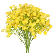daiktų Gypsophila paniculate gipso žolė geltoni žiedai L46cm 4 vnt