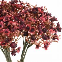 daiktų Gypsophila dirbtinės raudonos dirbtinės gėlės rudens 29,5cm 18vnt