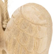 daiktų Medinis angelo sparno pakabukas pakabinimui, 12 cm