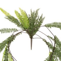 daiktų Dirbtinis papartis, dekoratyvinė paparčio šakelė kabinimui ir kabinimui, 118 cm